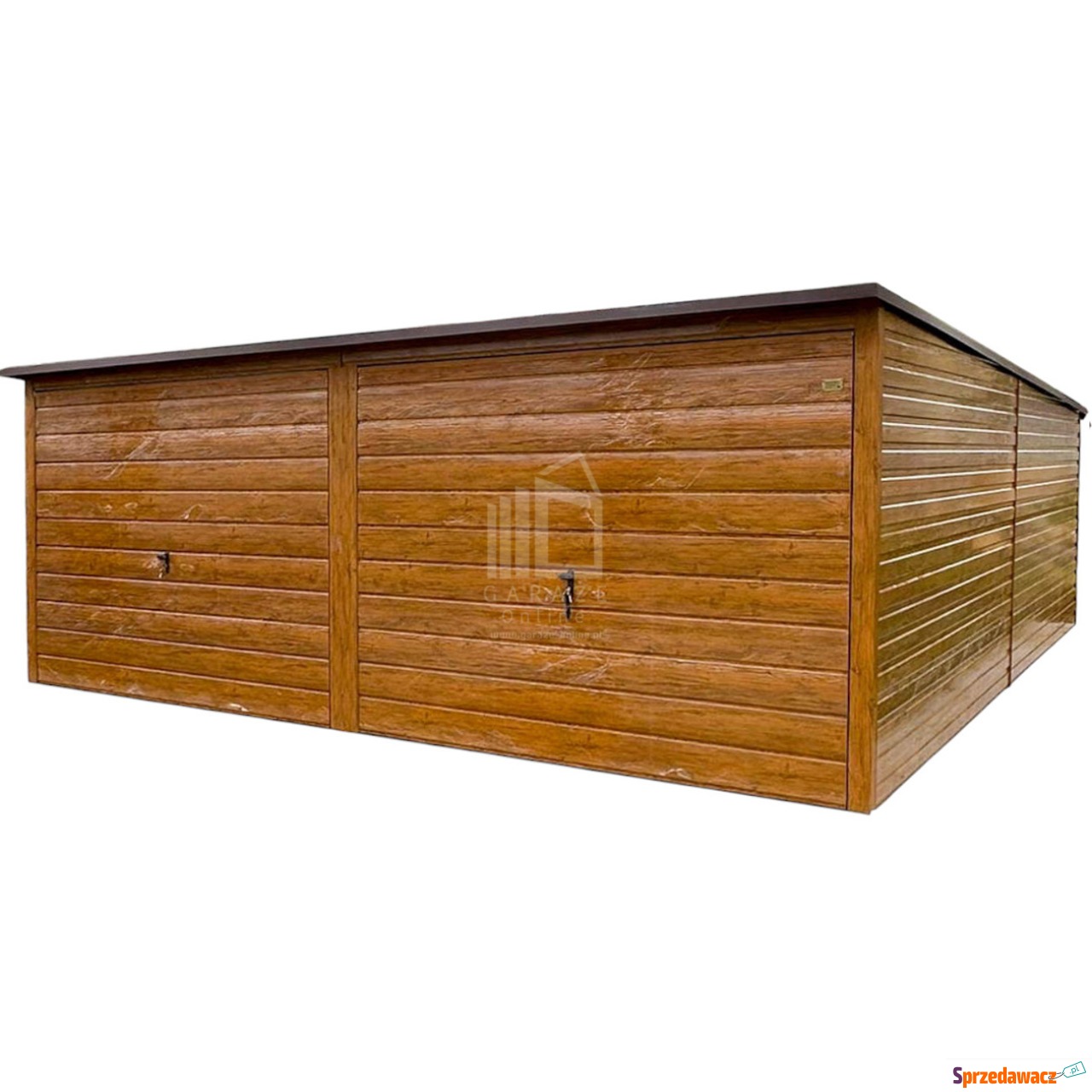 Garaż blaszany 6x6m 2x brama u...