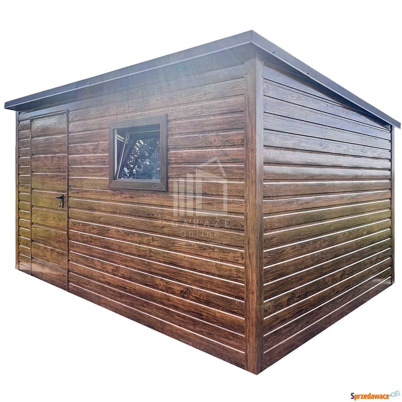 Schowek - domek 4x2,5m - drzwi...