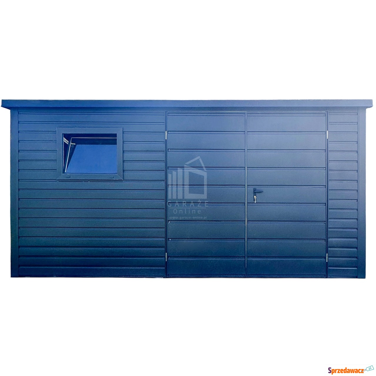 Schowek domek ogrodowy 4,5x2m brama...