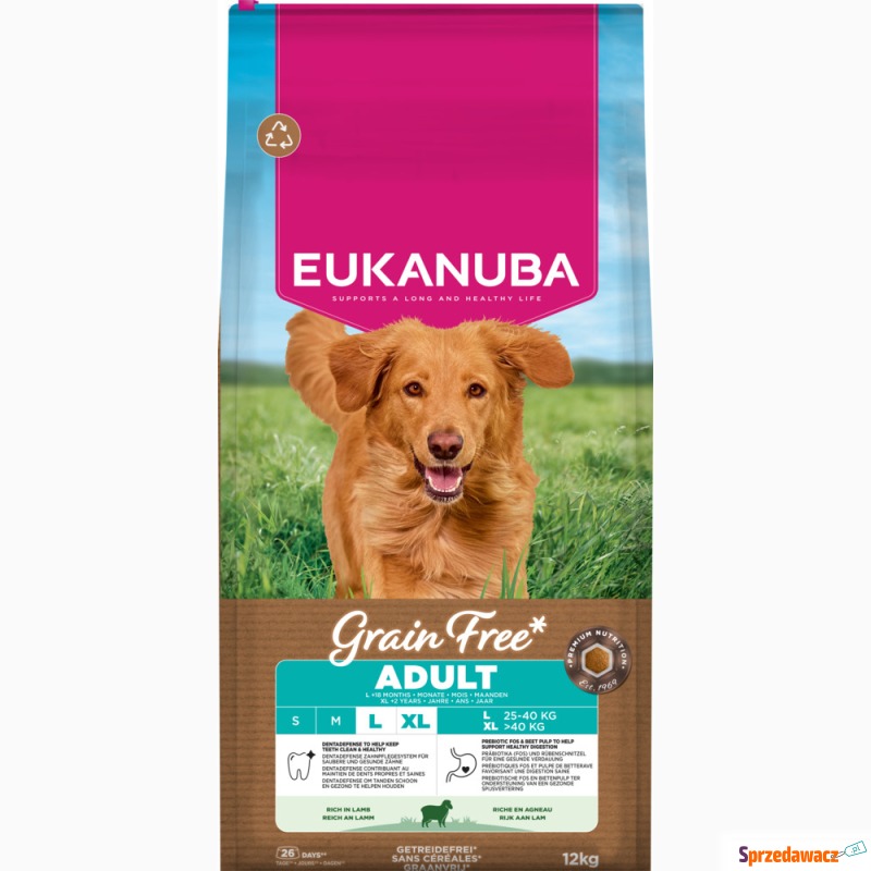 Eukanuba Grain Free Adult Large,...