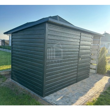 Schowek - domek ogrodowy 3x2m - wiata 1m - drzwi... - Altany, domki, namioty - Pabianice - zdjęcie 3