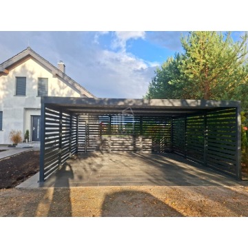 CarPort PREMIUM - wiata samochodowa 6x6 - antracyt... - Garaże i wiaty - Toruń - zdjęcie 3