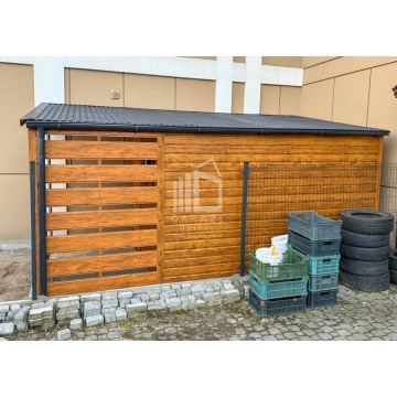 Schowek domek ogrodowy 2,5x4m + wiata 1,5 m -... - Altany, domki, namioty - Katowice - zdjęcie 4