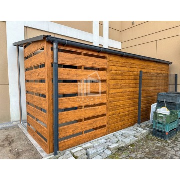 Schowek domek ogrodowy 2,5x4m + wiata 1,5 m -... - Altany, domki, namioty - Katowice - zdjęcie 2