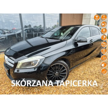 Mercedes-Benz A180 122km benzyna ASIST bi-xenon NAVI skóra SERWIS 2015