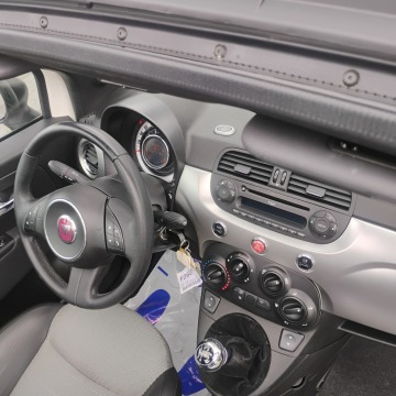 Fiat 500  Kabriolet 2012,  0.9 benzyna - Na sprzedaż za 22 600 zł - Mysłowice - zdjęcie 9