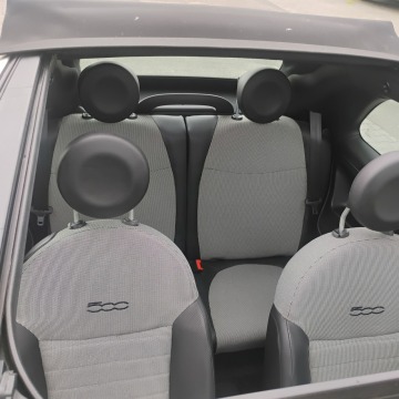 Fiat 500  Kabriolet 2012,  0.9 benzyna - Na sprzedaż za 22 600 zł - Mysłowice - zdjęcie 11