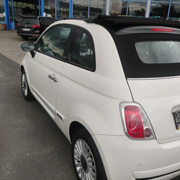 Fiat 500  Kabriolet 2012,  0.9 benzyna - Na sprzedaż za 22 600 zł - Mysłowice - zdjęcie 5