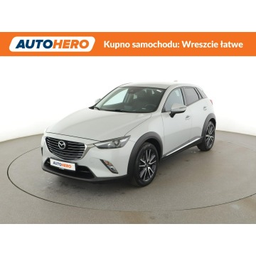 Mazda CX-3 - 2.0 Automat Sports-Line Nawigacja Tempomat Grzana Skóra HUD Kamera LED