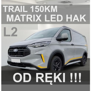Ford Transit Custom - 150KM  L2 Trail Matrix LED  Super Cena Hak Skóra Kamera 360