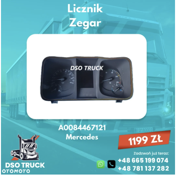 Licznik Zegar A0084467121 Mercedes Actros Axor Atego