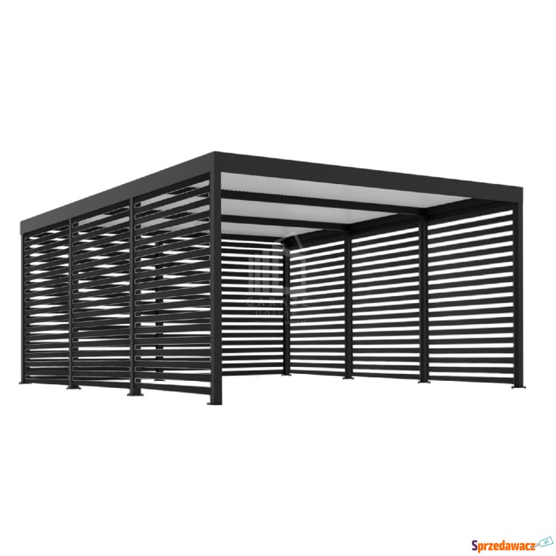 CarPort PREMIUM - wiata samochodowa 6x6 - antracyt... - Garaże i wiaty - Toruń