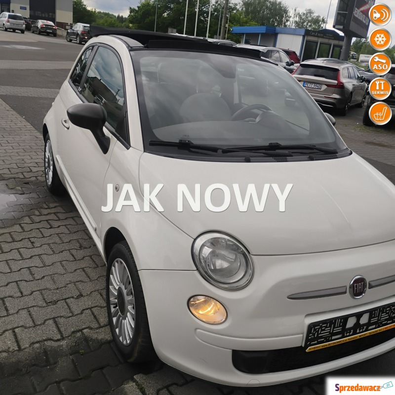 Fiat 500  Kabriolet 2012,  0.9 benzyna - Na sprzedaż za 22 600 zł - Mysłowice