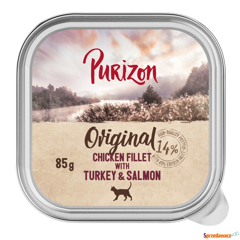 Korzystny pakiet Purizon Original, 24 x 85 g -... - Karmy dla kotów - Mława