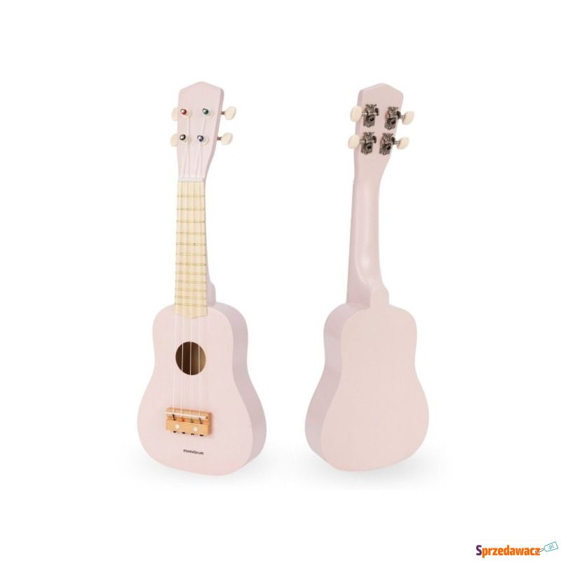 Drewniana gitara dla dzieci - ukulele - kolor... - Pozostałe zabawki - Przemyśl