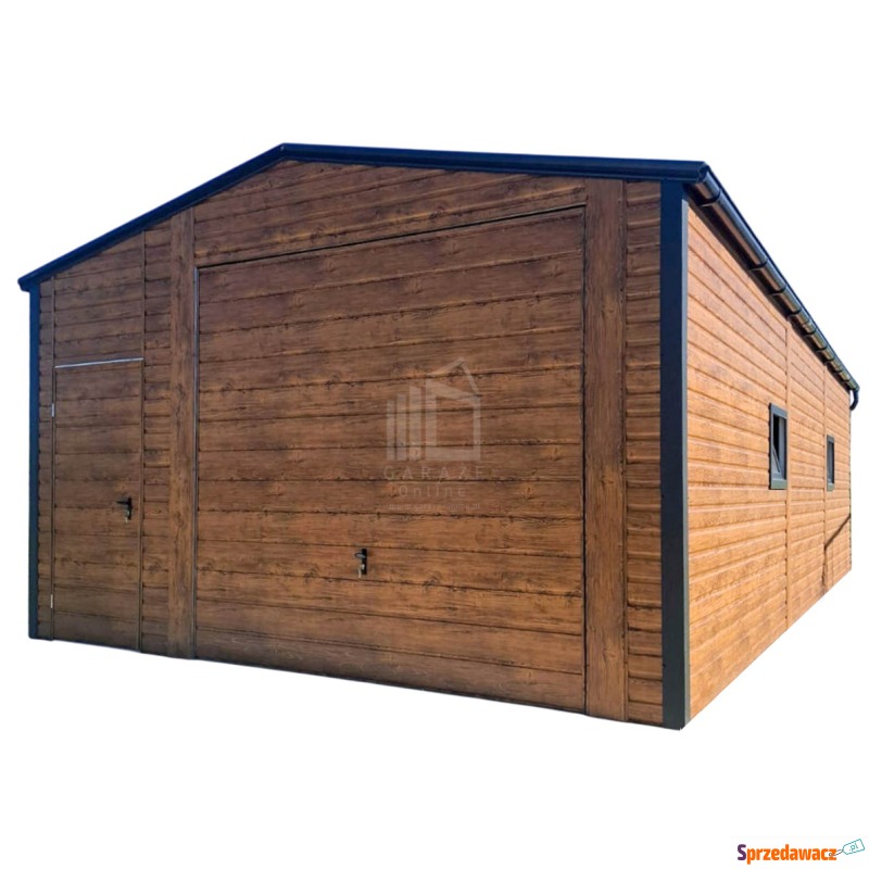 Garaż blaszany 5x6m brama uchylna...