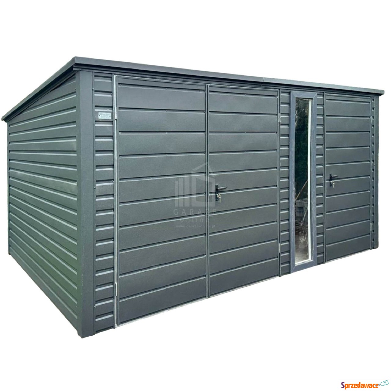 Schowek domek ogrodowy 4x3m brama...