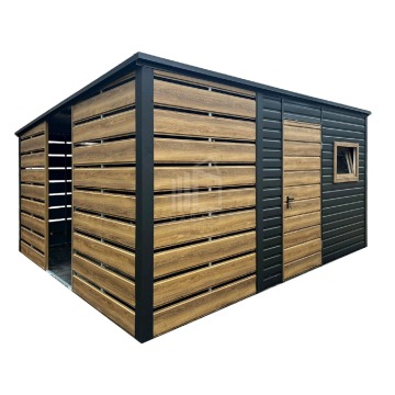 Schowek domek ogrodowy PREMIUM 2,3x3m wiata 1,5m... - Altany, domki, namioty - Kalisz - zdjęcie 1