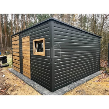 Schowek domek ogrodowy PREMIUM 2,3x3m wiata 1,5m... - Altany, domki, namioty - Kalisz - zdjęcie 3