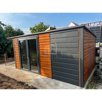 Schowek domek ogrodowy PREMIUM 4x3m wiata 1,5m... - Altany, domki, namioty - Bartoszyce - zdjęcie 2