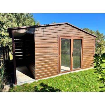 Schowek domek ogrodowy PREMIUM 5,5x4m wiata 0,5m... - Altany, domki, namioty - Suwałki - zdjęcie 3