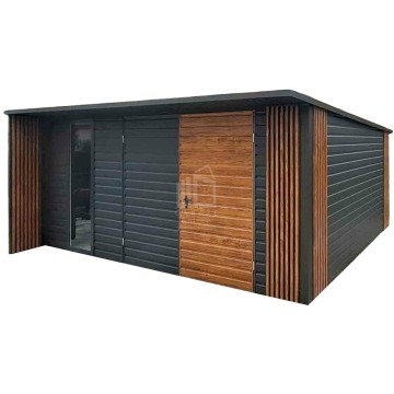 Schowek Domek ogrodowy PREMIUM 5x4m brama dwuskrzydłowa okno rynny ID1137