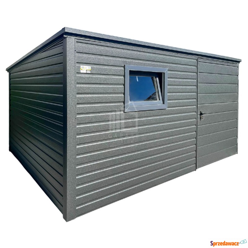 Schowek - domek ogrodowy 3x3m - drzwi - okno -... - Altany, domki, namioty - Ostróda