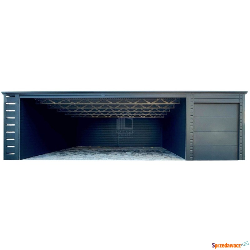 Wiata samochodowa 6x6m -Garaż blaszany 2,5x6m... - Garaże i wiaty - Hajnówka