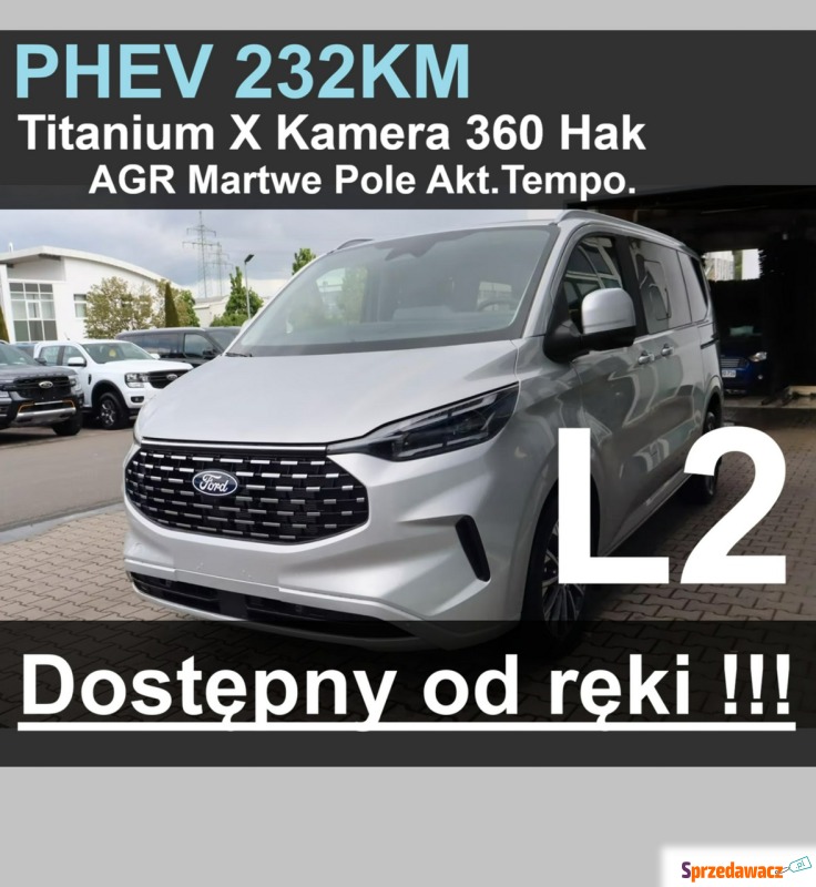 Ford Tourneo Custom  Minivan/Van 2026,  2.5 hybryda, automat - Na sprzedaż za 248 460 zł - Szczecinek