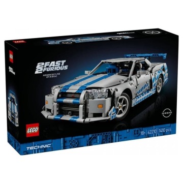 Klocki konstrukcyjne LEGO Technic 42210 Nissan Skyline GT-R (R34) | Za Szybcy, Za Wściekli