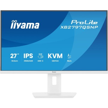 iiyama ProLite XB2797QSNP-W1 - 75Hz | QHD | IPS | 27'' | USB-C PD 96W | KVM | LAN
