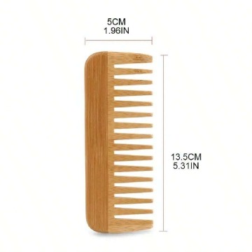 Bamboo Comb - Grzebień do włosów - Pielęgnacja włosów - Śrem - zdjęcie 3