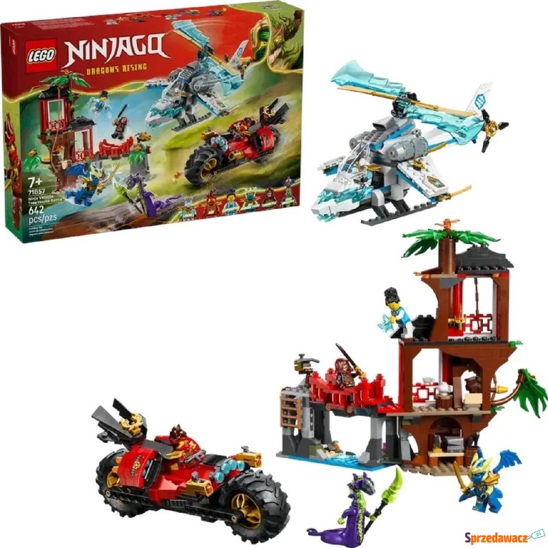 Klocki konstrukcyjne LEGO Ninjago 71857 Bitwa... - Klocki - Będzin
