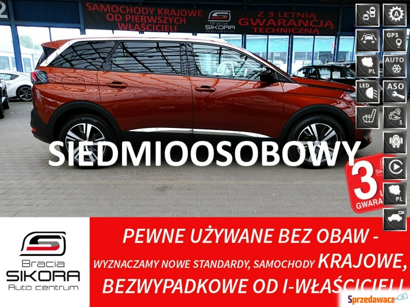 Peugeot 5008  SUV 2022,  2.0 diesel, automat - Na sprzedaż za 121 900 zł - Mysłowice