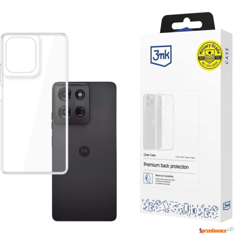 Etui 3mk Clear Case do Motorola Moto G75, prz... - Etui na smartfony - Jelenia Góra