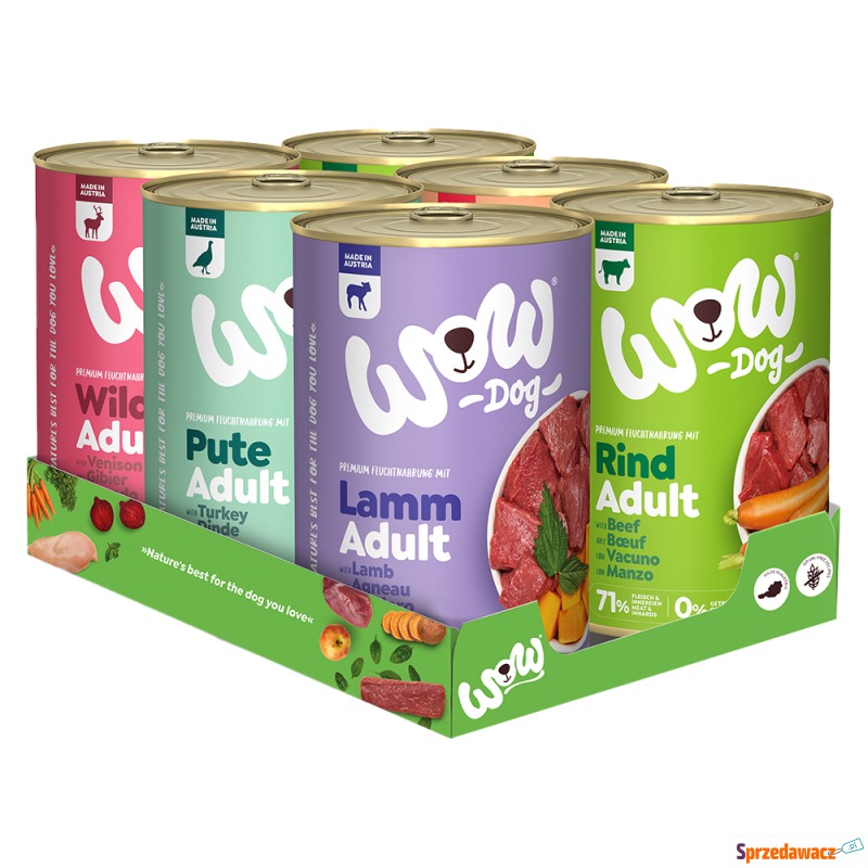 WOW Adult 6 x 400 g - Pakiet m...