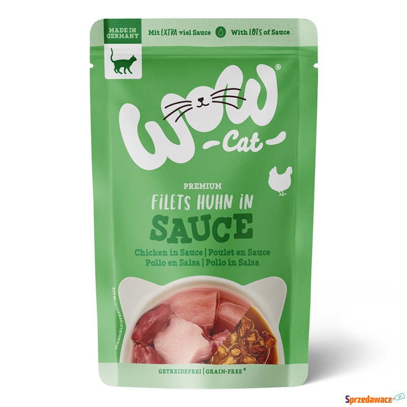 WOW Cat w sosie, 8 x 85 g - Kurczak - Karmy dla kotów - Elbląg