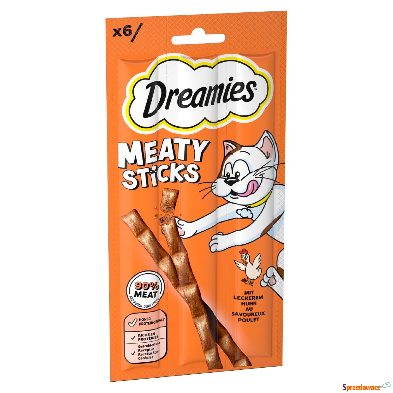 Dreamies Meaty Sticks - Kurczak...