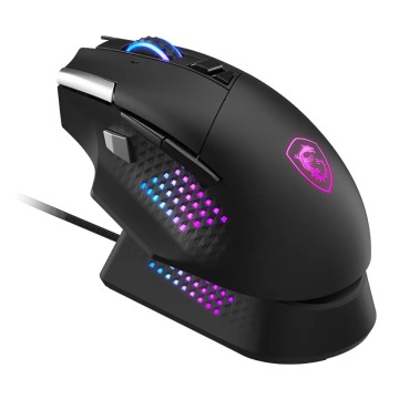 Myszka gamingowa MSI Versa Pro Wireless bezprzewodowa 26000 dpi optyczna czarna