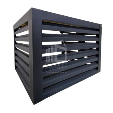 Osłona klimatyzatora - pompy ciepła 110x60x80cm cm antracyt ID1147