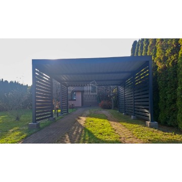 CarPort PREMIUM - wiata samochodowa 5x6 - antracyt... - Garaże i wiaty - Cieszyn - zdjęcie 3