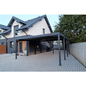 CarPort PREMIUM - wiata samochodowa 6x6 - antracyt... - Garaże i wiaty - Nowy Sącz - zdjęcie 2