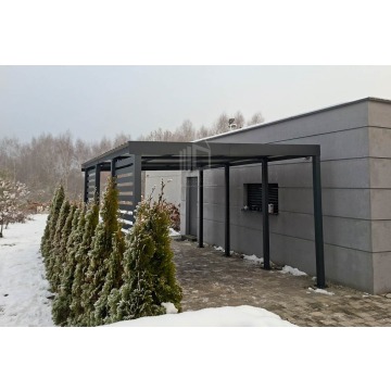 Carport PREMIUM - Wiata samochodowa 4x5 - antracyt... - Garaże i wiaty - Brzesko - zdjęcie 4