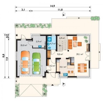 Sprzedam dom Kamieńczyk - ,  pow.  170 m2 - zdjęcie 2