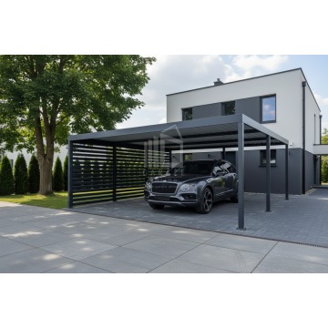 CarPort PREMIUM - wiata samochodowa 6x5 - antracyt... - Garaże i wiaty - Morąg - zdjęcie 2