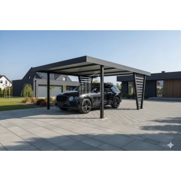 Carport V PREMIUM 4,5x5,5m Wypełnienie panelami... - Garaże i wiaty - Opole - zdjęcie 2