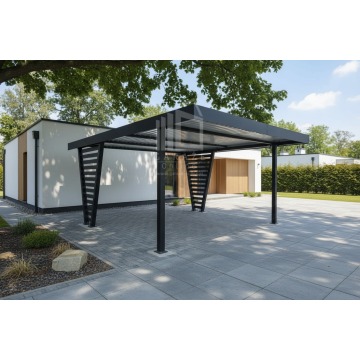 Carport V PREMIUM 4,8x5m Wypełnienie panelami... - Garaże i wiaty - Kielce - zdjęcie 2