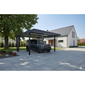 Carport V PREMIUM 4x4,5m Wypełnienie panelami... - Garaże i wiaty - Lubartów - zdjęcie 3