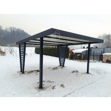 Carport V PREMIUM 4x5m Wypełnienie panelami -... - Garaże i wiaty - Białystok - zdjęcie 3