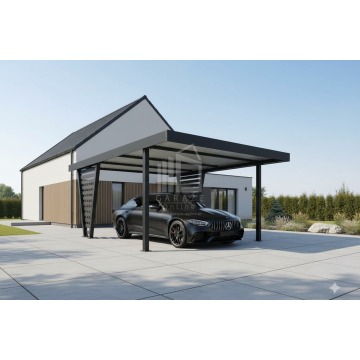Carport V PREMIUM 5x4,5m Wypełnienie panelami... - Garaże i wiaty - Żnin - zdjęcie 2